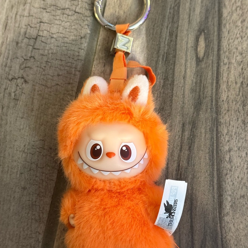 Labubu Pin for Love Orange letter “Z”